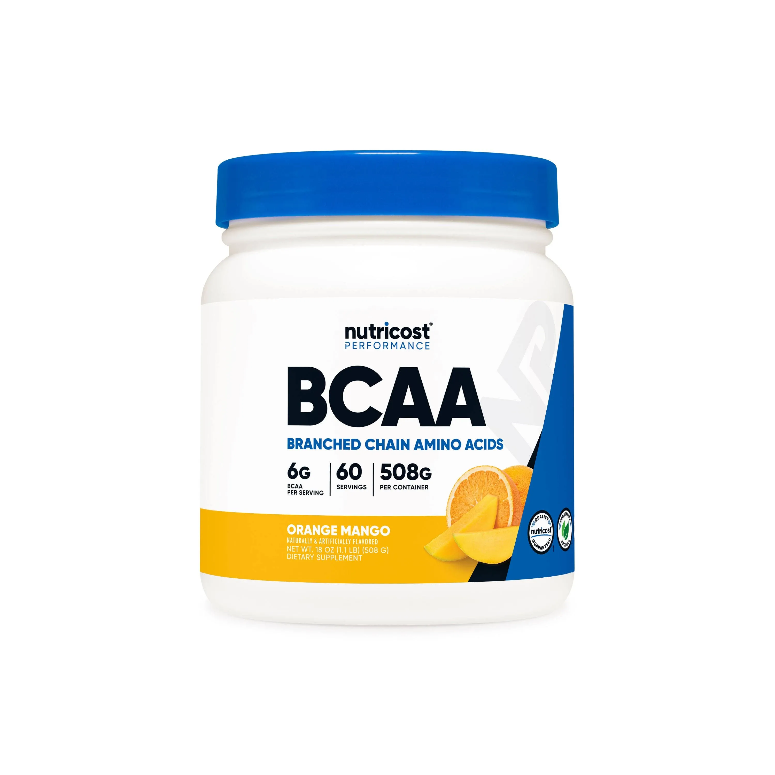 Nutricost BCAA Powder Orange Mango 60 Servings | Get 100% Best Quality Vitamin