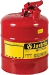 Justrite 5 Gallon Red Type I Safety Can