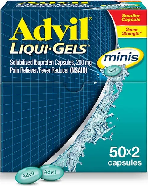 Advil Liqui-Gels Pain Reliever Fever Reducer