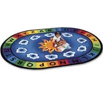 Carpets for Kids Sunny Day Learn/Play Oval Rug