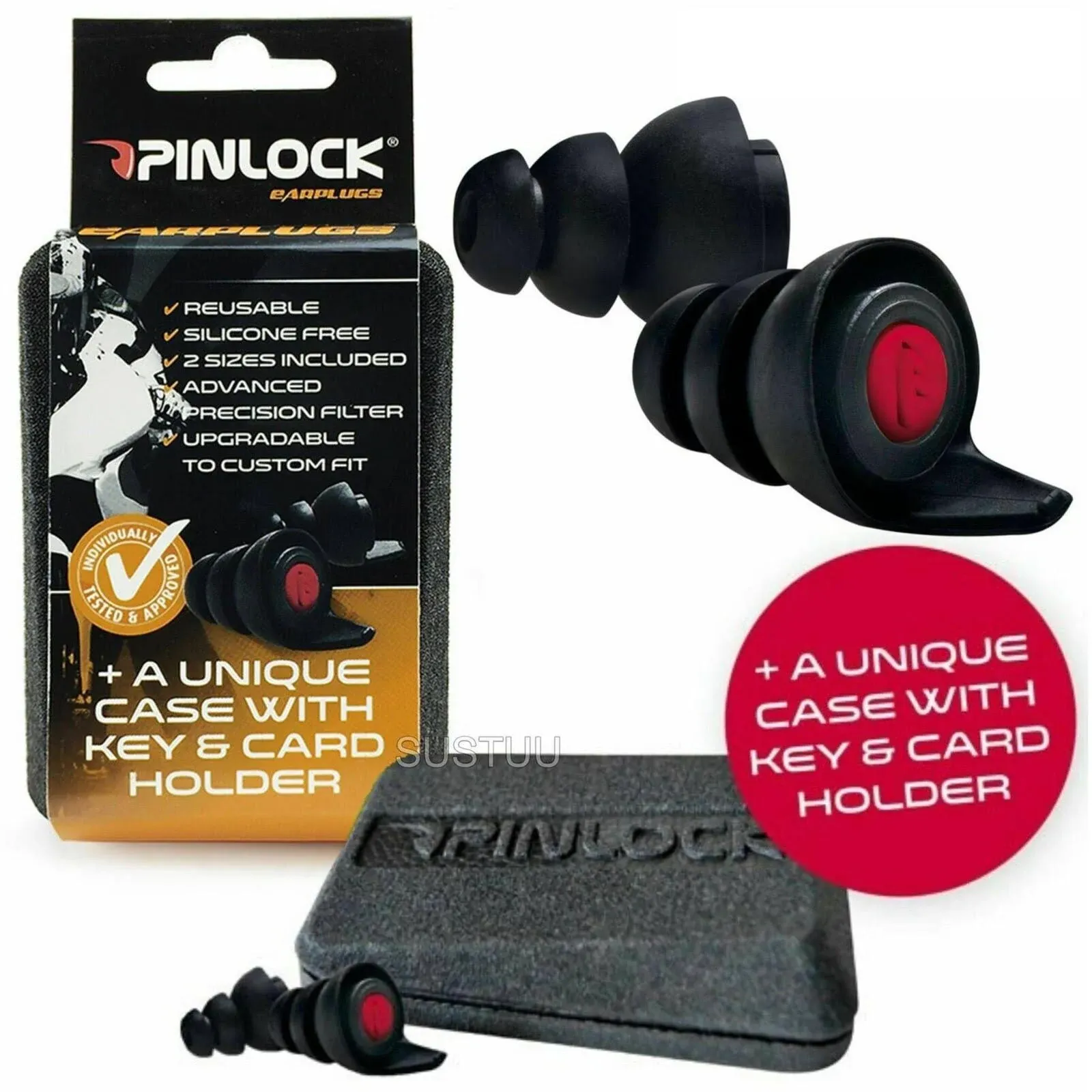 Pinlock Motorcycle Ear Plugs