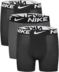 Nike Boys 8-20 3-Pack of Boxer Briefs, Black, Large