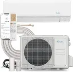 Senville Aura Series Mini Split Air Conditioner Heat Pump, 33000 BTU, Energy Star, White