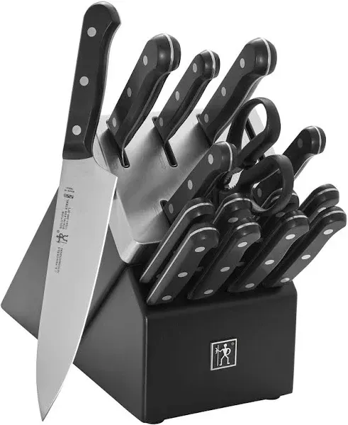 16-pc Self Sharpening Knife Block Set, Chef Knife, Bread Knife, Steak Knife