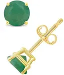 Belk & Co Emerald Stud Earrings