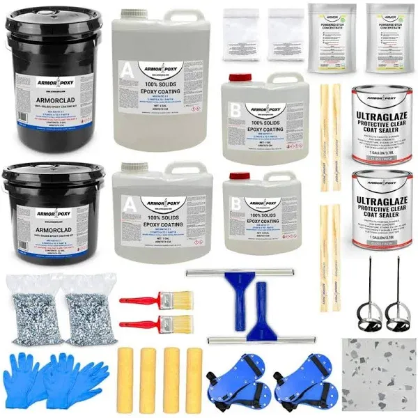 ArmorPoxy ArmorClad 2-Layer Epoxy Floor Kit