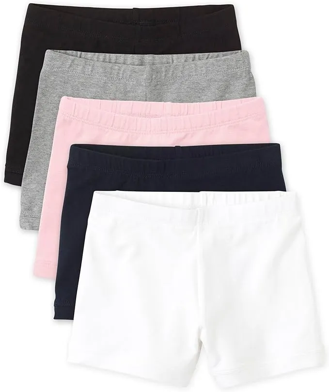 The Children's Place Girls Cartwheel Shorts, 5-Pack, Sizes Xs-xxl