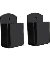 Pack Of 2 Self Adhesive Tv Air Conditioner Remote Control Holder Wall Mount Stor