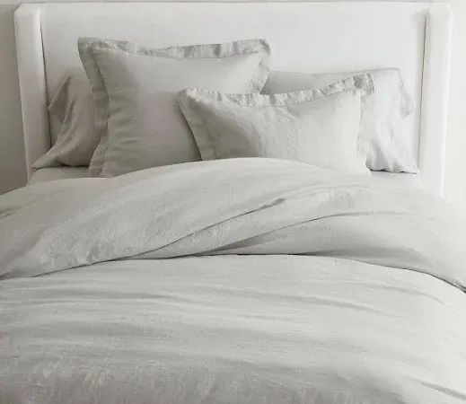 Pottery Barn Belgian Flax Linen Duvet Cover