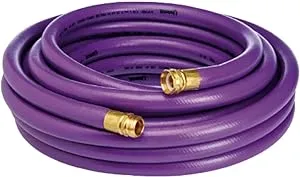 Underhill Proline Purple Series Commercial Garden Water Hose 75 ft, Lightweight Flexible Anti-Kink, 500 psi, H75-075PRO-P ¾ Inch x 75 ft, Purple