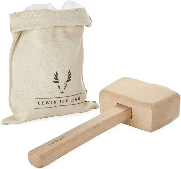 Viski Lewis Ice Bag and Mallet