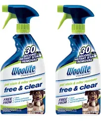 Woolite Free & Clear, Pet Stain & Odor Remover, 22oz Pack of 2, 2719