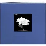 Pioneer Book Cloth Cover Post Bound Album 8"X8"-Sky Blue