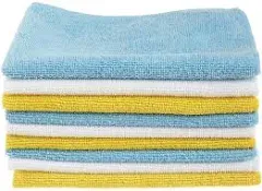 Microfiber Cleaning Cloths, Non-Abrasive, Reusable and Washable, Pack of 24