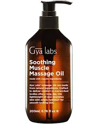 Gya Labs Soothing Massage Oil for Sore Muscles  Stress Relief-Eucalyp<wbr/>tus 200ml