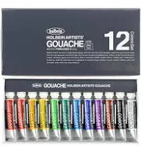 Holbein Artists' Gouache Set of 12, 5ml