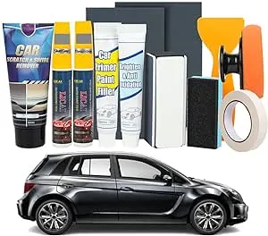 Car Paint Scratch Remover,Car Paint Scratch Repair,Car Scratch Repair Kit for Deep Scratches,Paint Scratches Branch Scratches Nail Scratches,Touch Up Paint for Cars(White Pure + White Pearl)