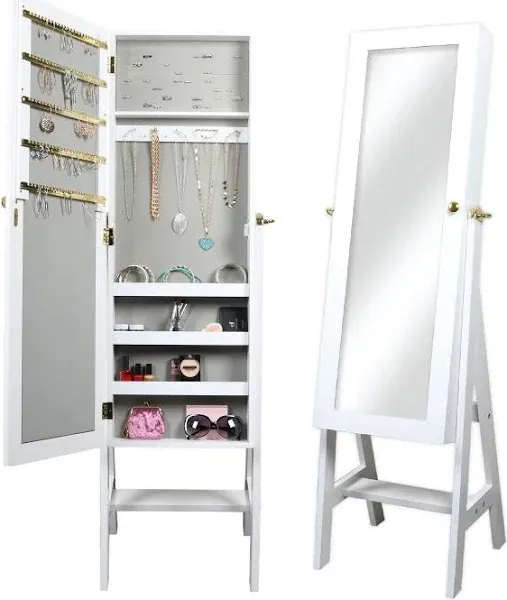 Prinz Gifts & Accessories Mirror Jewelry Armoire Floor Décor