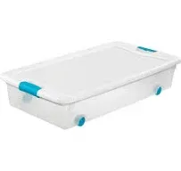 Sterilite Wheeled Latching Storage Box