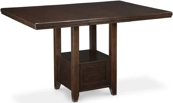 Ashley Haddigan Counter Height Dining Table - Dark Brown