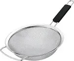 Stainless Steel Fine Mesh Food Strainer Colander Sieve Sifter, 8 Inch Diameter