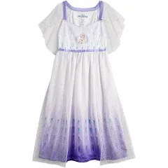 Disney Frozen Elsa Satin and Tulle Nightgown