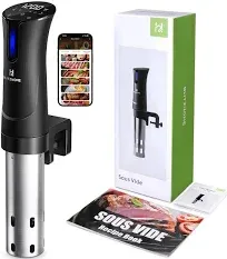 Blitzhome Sous Vide Machine WiFi APP 1100W Sous Vide Cooker with Accurate Temperature & Timer