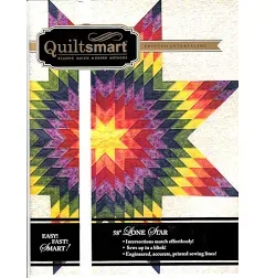 58 Inch Lone Star Quilting Pattern Classic Pack by Quiltsmart New 