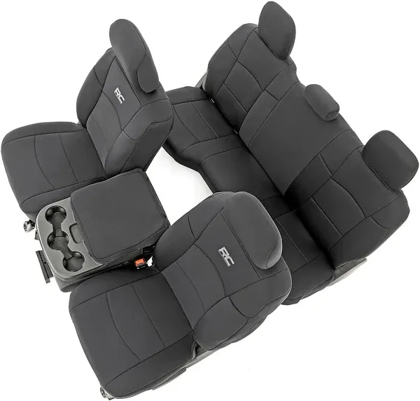 Rough Country Neoprene Front & Rear Seat Covers for 2019-2022 Ram 2500