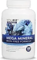 Mega Minerals Supplement Complete Mineral Complex W/ Calcium Magnesium Potassium