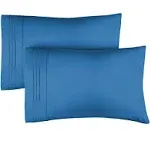 CGK Unlimited Soft Microfiber Pillowcase Set of 2 - Queen - Royal Blue