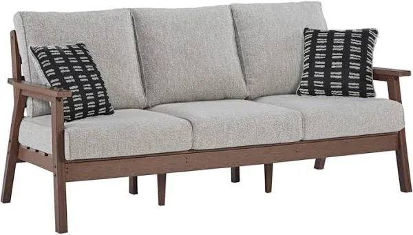 Signature Design by Ashley Emmeline Outdoor Patio Sofa with Cushion