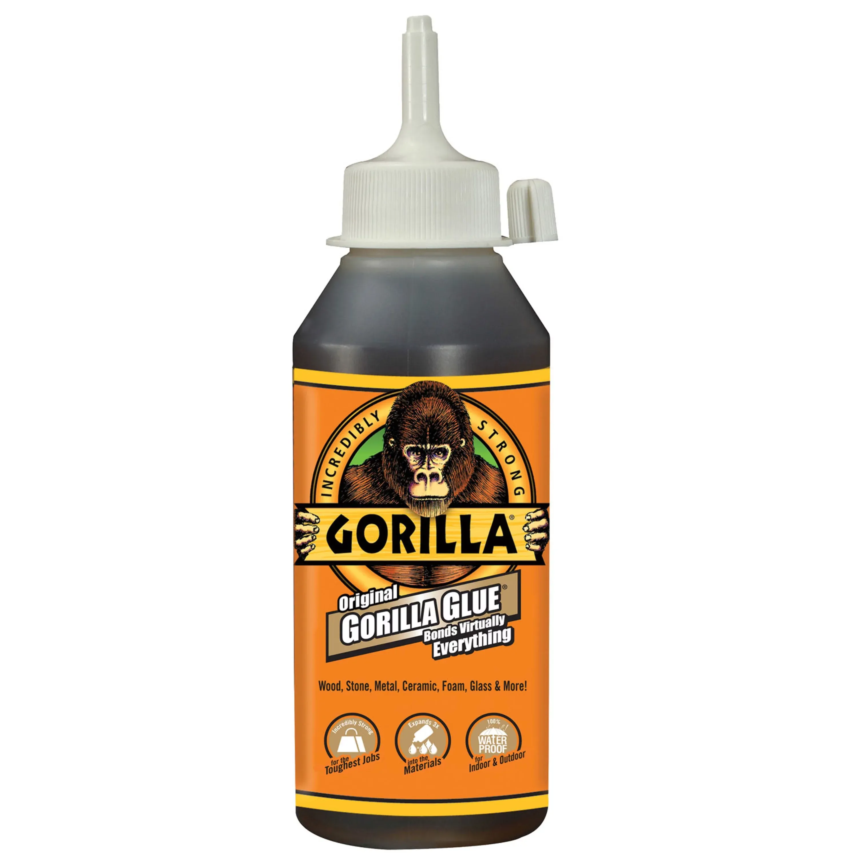 Original Gorilla Glue, 8 oz Bottle Assembled Product Weight 8 oz