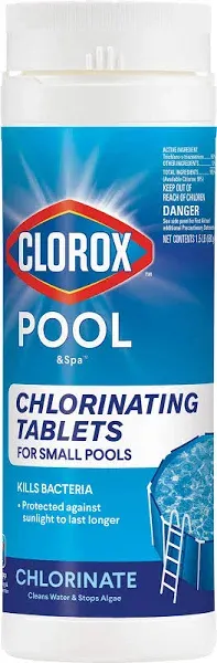 Clorox Pool&Spa Small Pool 1" Chlorinating Tablets