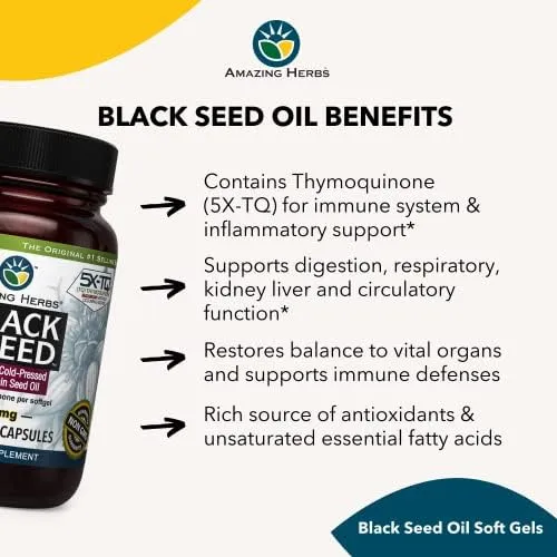 Amazing Herbs Black Seed Oil