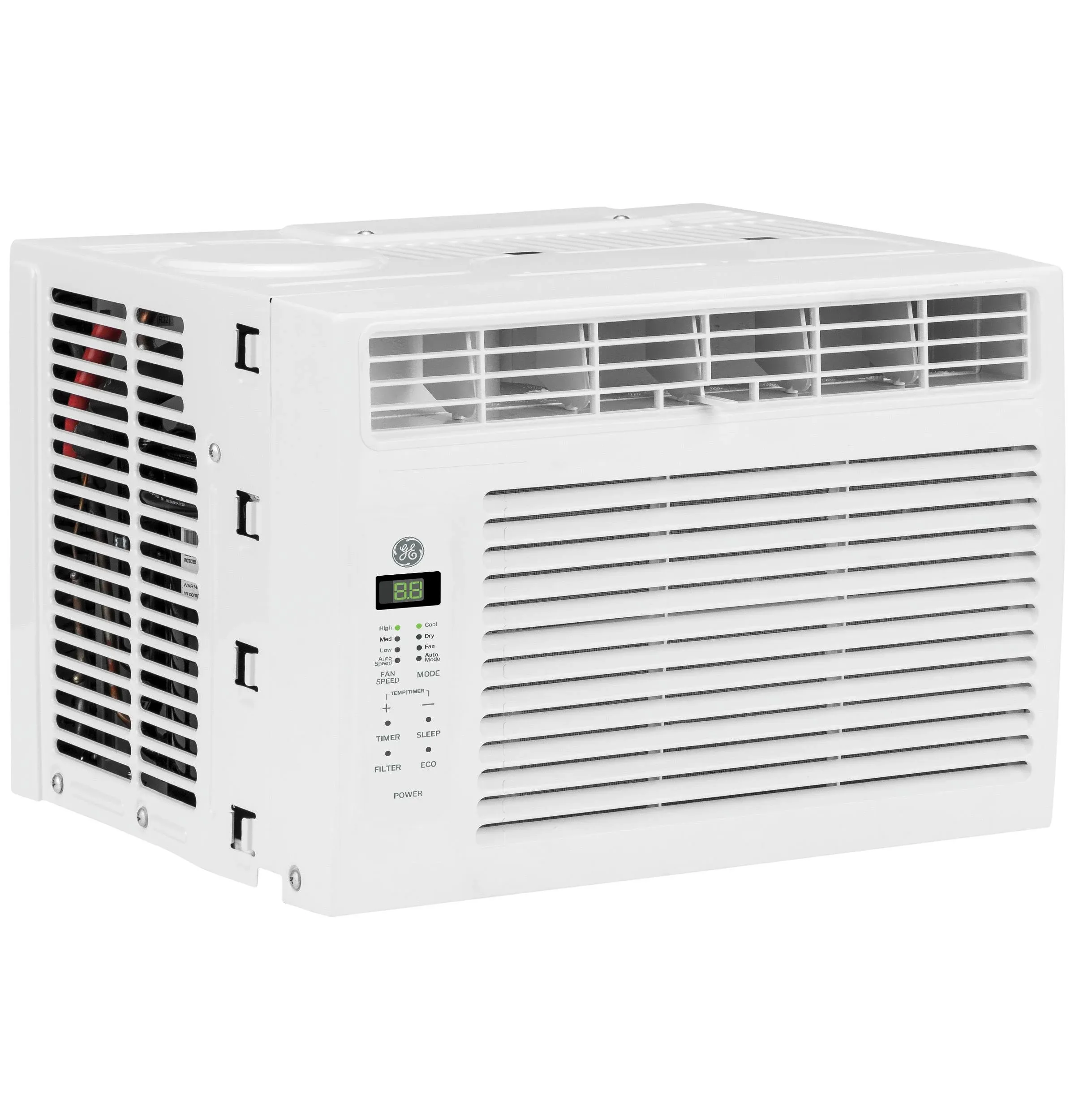 GE 6,000 BTU Electronic Window Air Conditioner for Small Rooms Up to 250 Sq ft.