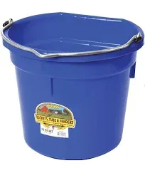 Little Giant 20 Quart Flat Back Plastic Bucket