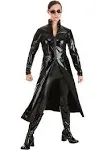 Women's The Matrix Trinity Costume | Adult | Womens | Black | L | Jerry Leigh