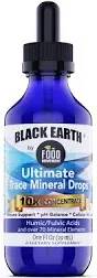 The Food Movement Co Ultimate Trace Mineral Drops - 10x Strength, Vegan, Concentrated Mineral Supplements with Humic/Fulvic Acid - Essential Trace