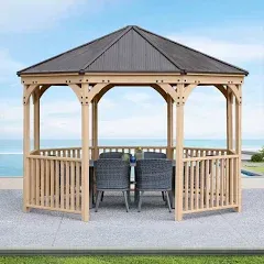 Yardistry Meridian 12&#39; Octagon Gazebo