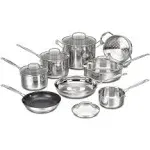 Cuisinart Chef's Classic Stainless-Steel 13-Piece Cookware Set