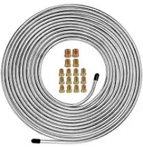 MuHize 25 Ft. of 1/4 Brake Line Tubing Kit