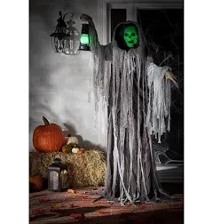 MEMBER&#039;S MARK HALLOWEEN OUTDOOR DECOR 76&#034; ANIMATED PHANTOM *NIOB