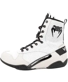 Venum Elite Boxing Shoes - White/Black - M5/W6.5 - Venum