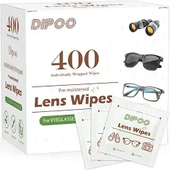 Dipoo Lens Wipes for Eyeglasses