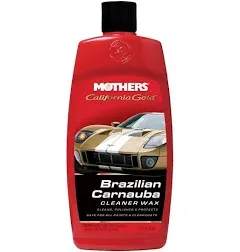 Mothers 05701 California Gold Brazilian Carnauba Cleaner Liquid Wax - 16 oz.