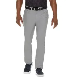 Greg Norman Navy Blue Solid Woven Pants, 32