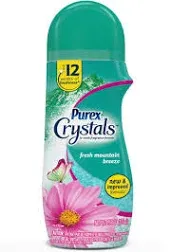 Purex Crystals In-Wash Fragrance Scent Booster, Fresh Mountain Breeze 15.5 Oz