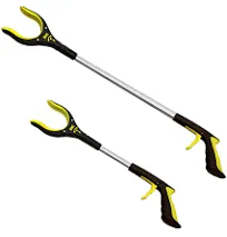 RMS 2-Pack 32 inch and 19 inch Grabber Reacher with Rotating Gripper - Mobility