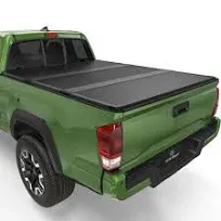 YITAMOTOR FRP Hard Tri Fold Truck Bed Tonneau Cover Compatible with 2016-2023 Toyota Tacoma (Excl. Trail Edition) 5 ft Bed